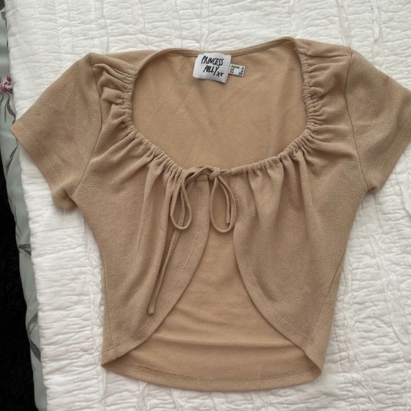 Princess Polly Tie Front Top - Picture 2 of 7